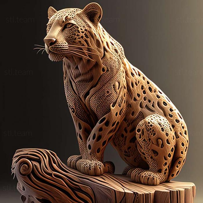 3D model Panthera blytheae (STL)
